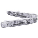 ANZO 1996-1997 Honda Accord Euro Parking Lights Chrome - anz511009