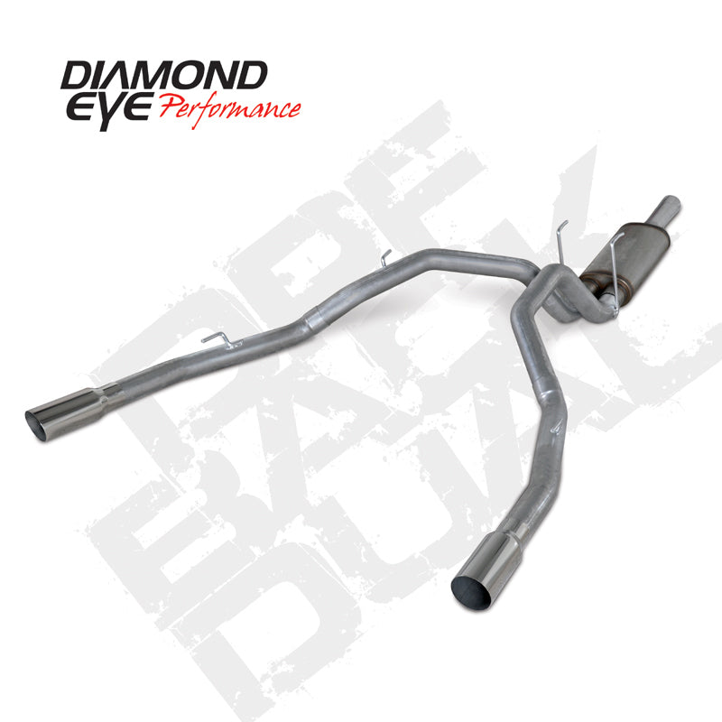 Diamond Eye KIT 3in DPF-BACK DUAL SS: DODGE 1500 2014 DIESEL - depK3264S