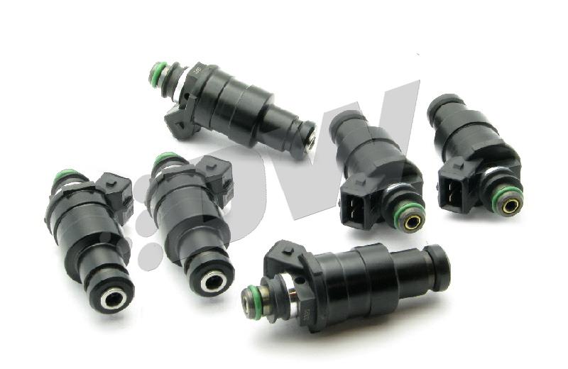 DeatschWerks 90-01 Mitsubishi 3000GT/91-96 Dodge Stealth 1200cc Low Impedance Top Feed Injectors - dw42M-02-1200-6
