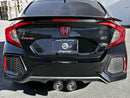 aFe Takeda 3in 304 SS Cat-Back Exhaust System w/Carbon Fiber Tips 17+ Honda Civic Si (4dr) I4 1.5L - afe49-36621-C