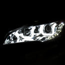 ANZO 2013-2015 Ford Escape Projector Headlights w/ U-Bar Chrome - anz111325