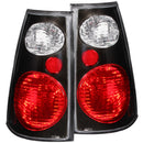 ANZO 2001-2005 Ford Explorer Taillights Black - anz211087
