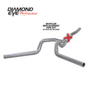 Diamond Eye KIT 4in CB MFLR REPLACMENT PIPE DUAL AL: 2006-2007.5 CHEVY/GMC 6.6L 2500/3500 - depK4124A-RP