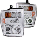 ANZO 2008-2010 Ford F-250 Projector Headlights w/ Halo Chrome (CCFL) - anz111167
