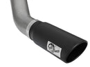 aFe MACHForce XP Exhaust Large Bore 5in DPF-Back Alu. 13-15 Dodge Trucks L6-6.7L (td) *Black Tip - afe49-02051-1B