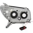 ANZO 2006-2009 Toyota 4Runner Projector Headlights w/ Halo Chrome - anz111321
