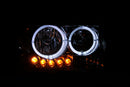 ANZO 1997-2004 Dodge Dakota Crystal Headlights Black 1pc - anz111085