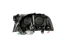 ANZO 1997-2004 Dodge Dakota Crystal Headlights Black 1pc - anz111085