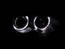 ANZO 1999-2001 BMW 3 Series E46 Projector Headlights w/ Halo Black - anz121015