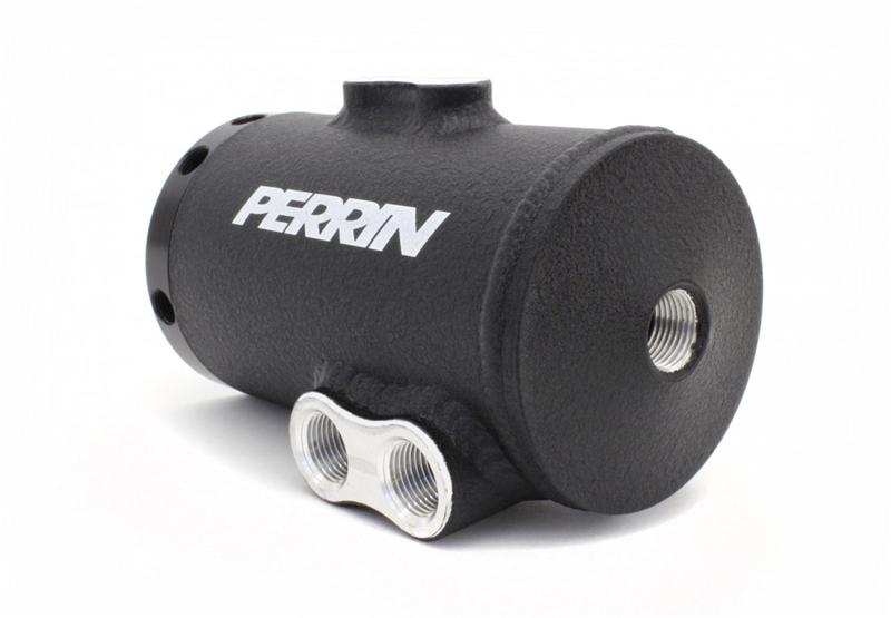 Perrin 02-07 Subaru WRX/STI Black Air Oil Seperator - paPSP-ENG-605BK