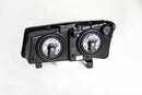 ANZO 2003-2006 Chevrolet Silverado 1500 Crystal Headlights Black - anz111009