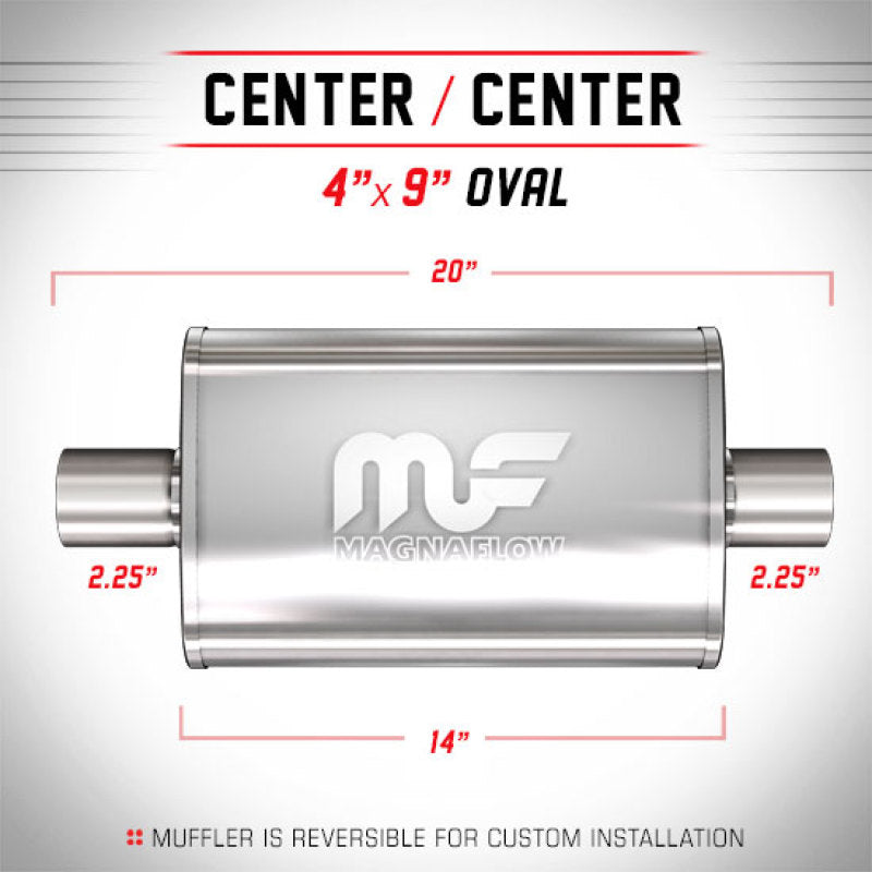 MagnaFlow Muffler Mag SS 4X9 14 2.25/2.2 - mag14315
