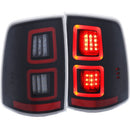 ANZO LED Black 13-17 Dodge Ram 1500/2500/3500 LED Taillights Black - anz311273