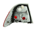 ANZO 1999-2001 BMW 3 Series E46 Taillights Red/Clear - anz221218