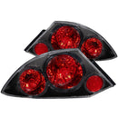 ANZO 2000-2005 Mitsubishi Eclipse Taillights Black - anz221081