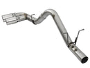 aFe Victory Series 4in 409-SS DPF-Back Exhaust w/ Dual Polished Tips 2017 GM Duramax V8-6.6L(td) L5P - afe49-44089-P