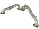 aFe Twisted Steel Header Up-Pipe 08-10 Ford Diesel Trucks V8-6.4L (td) - afe48-33016