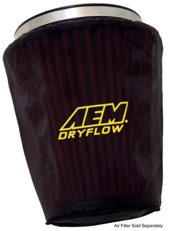 AEM Air Filter Wrap 7 1/2 inch Base 5 inch Top 9 inch Tall - aem1-4003