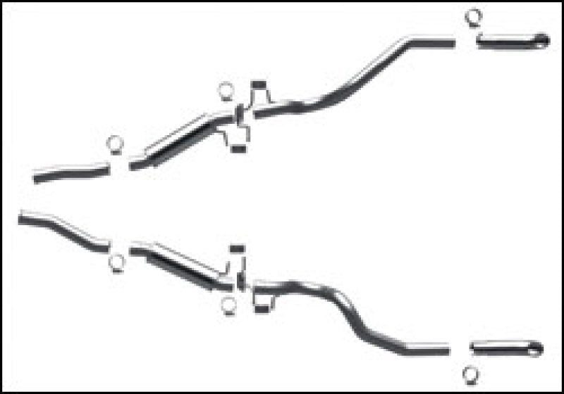 MagnaFlow SYS C/B 87-93 Mustang GT 5.0L 2.5inch - mag16995