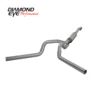 Diamond Eye KIT 4in CB MFLR RPLCMENT PIPE DUAL AL: 03-07 FORD 6.0L F250/F350 - depK4340A-RP