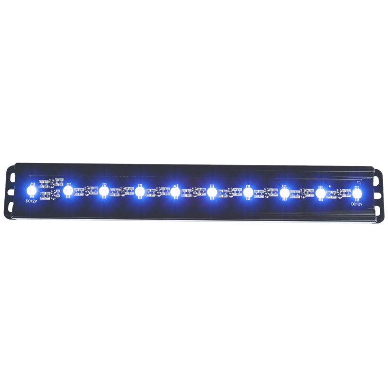 ANZO Universal 12in Slimline LED Light Bar (Blue) - anz861150