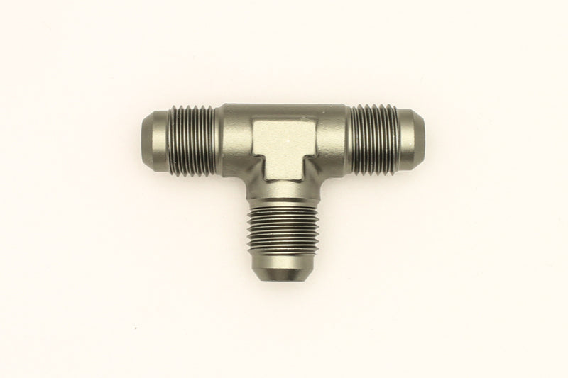 DeatschWerks 6AN Male Flare + 6AN Male Flare To 6AN Male Flare Tee Fitting - dw6-02-0721