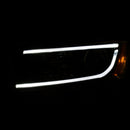 ANZO 2014-2015 Jeep Grand Cherokee Projector Headlights w/ Plank Style Design Black - anz111329