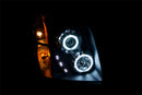 ANZO 2007-2014 Gmc Yukon Projector Headlights w/ Halo Black (CCFL) - anz111148