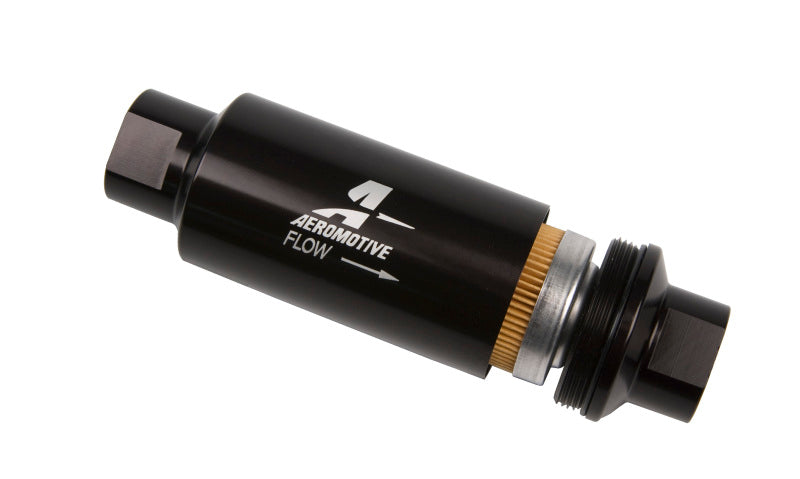 Aeromotive In-Line Filter - AN-10 - Black - 10 Micron - aer12321