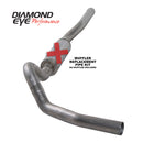 Diamond Eye KIT 4in CB SGL MFLR RPLCMENT PIPE SS CHEVY/GMC 6.6L 2500/3500 2006-2007.5 - depK4122S-RP