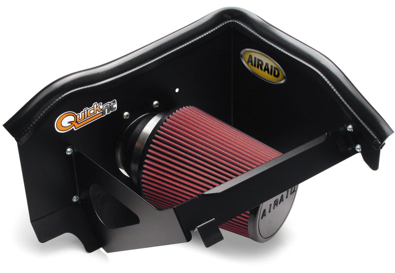 Airaid 04-13 Nissan Titan/Armada 5.6L CAD Intake System w/o Tube (Dry / Red Media) - air521-152