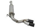 aFe Rebel Series 3-1/2in 409 SS Cat-Back Exhaust System w/Black Tip RAM 2500/3500 14-17 V8 6.4L - afe49-42057-B