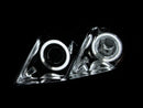 ANZO 2007-2009 Toyota Camry Projector Headlights w/ Halo Black - anz121181