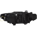 ANZO 2012-2015 BMW 3 Series Projector Headlights w/ U-Bar Chrome (HID Compatible) - anz121507