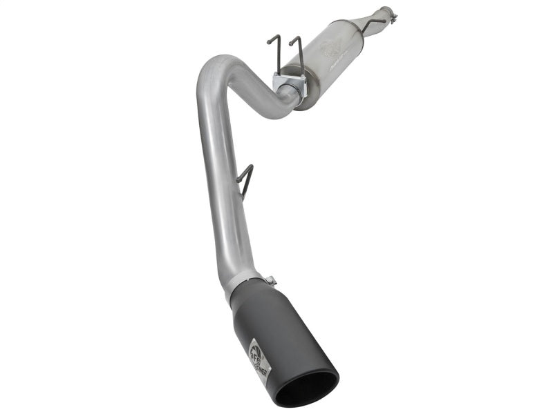 aFe MACHForce XP 4in Cat-Back SS-409 Exhaust w/ Black Tips 2017 Ford Super Duty F-250/F-350 V8-6.2L - afe49-43086-B