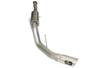 aFe MACHForce XP SS Exhaust 4in Cat-Back w/ Polish Tip 2015 Ford F-150 EcoBoost V6 2.7/3.5Ltt - afe49-43069-P