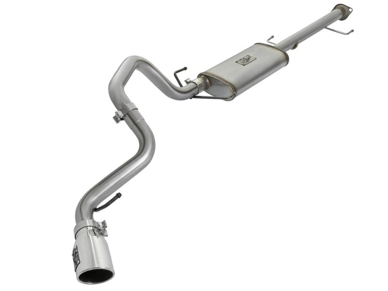 aFe MACH Force Xp 2.5in SS Cat-Back Single Side Exit Exhaust w/Polished Tips 07-14 Toyota FJ Cruiser - afe49-46027-P