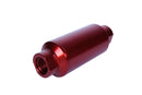 Aeromotive In-Line Filter - (AN-10) 10 Micron Microglass Element Red Anodize Finish - aer12340
