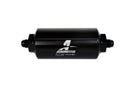 Aeromotive In-Line Filter - (AN-6 Male) 10 Micron Microglass Element Bright Dip Black Finish - aer12345