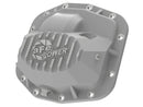 aFe Street Series Front Differential Cover Raw 2018+ Jeep Wrangler (JL) V6 3.6L (Dana M186) - afe46-71010A