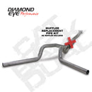 Diamond Eye KIT 4in CB DUAL MFLR RPLCMENT PIPE SS 01-05 CHEVY/GMC 6.6L 2500/3500 - depK4112S-RP