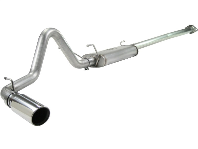 aFe MACHForce XP 2.5in 409SS Cat Back Exhaust w/ 304SS Polished Tip 05-13 Toyota Tacoma V6 4.0L - afe49-46013