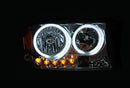 ANZO 1997-2004 Dodge Dakota Crystal Headlights Chrome 1pc - anz111059