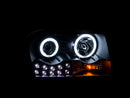ANZO 2005-2010 Chrysler 300 Projector Headlights w/ Halo Black - anz121152
