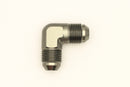 DeatschWerks 8AN Male Flare To 8AN Male Flare 90-Degree Coupler Fitting - dw6-02-0208