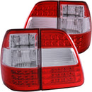 ANZO 1998-2005 Toyota Land Cruiser Fj LED Taillights Red/Clear G2 - anz311094
