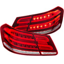 ANZO 2010-2013 Mercedes Benz E Class W212 LED Taillights Red/Clear - anz321331