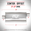 MagnaFlow Muffler Mag SS 5X8 14 2.00 O/C - mag12224