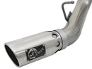 aFe Large Bore-HD 4in 409-SS DPF-Back Exhaust w/Dual Polished Tips 2017 GM Duramax V8-6.6L (td) L5P - afe49-44086-P