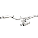 MagnaFlow Sys C/B 2015 Hyundai Genesis Sedan 5.0L V8 SS 2.5in Quad Split Rear Ext *Uses OEM Tips - mag19116